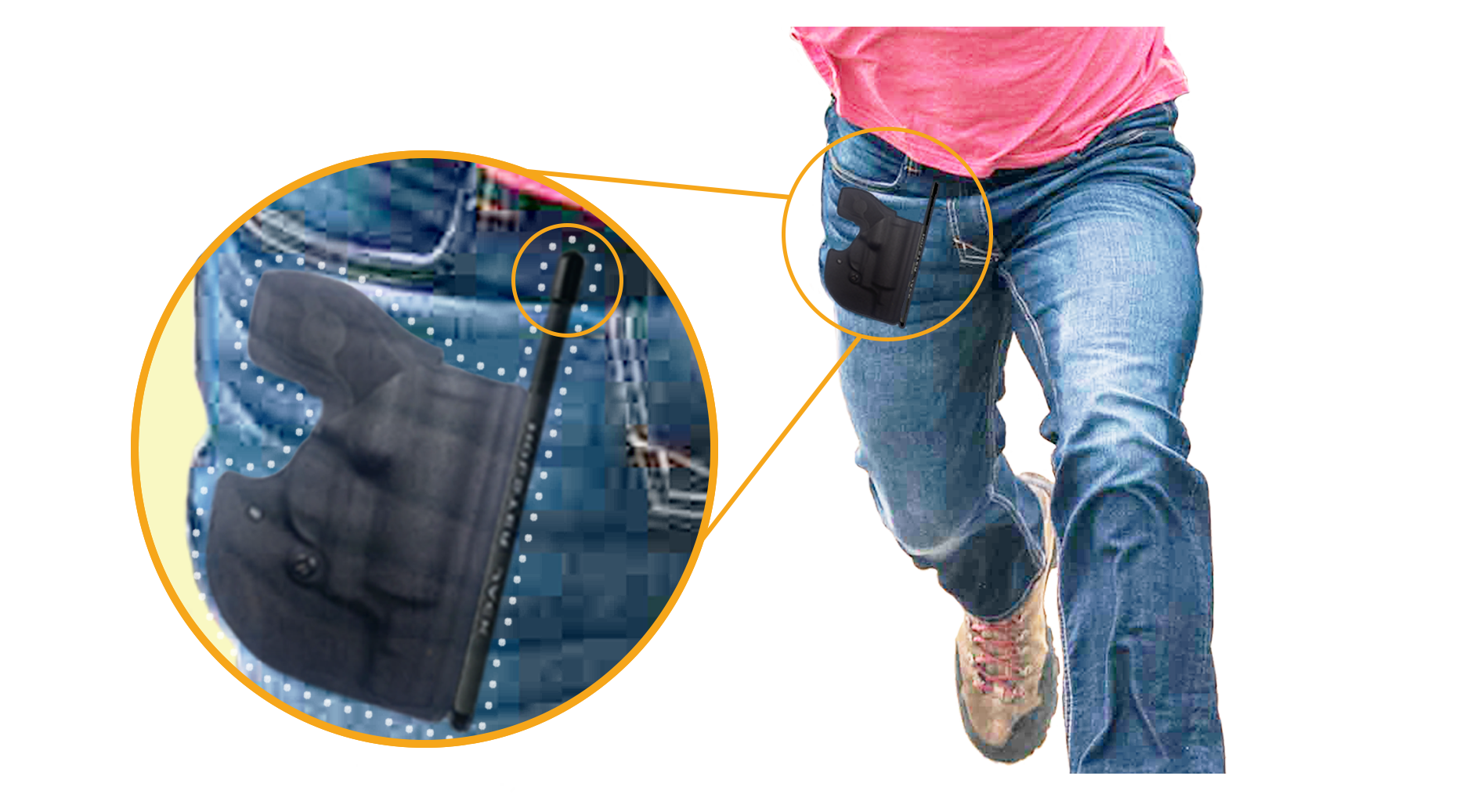 Jeans with Holster Jack